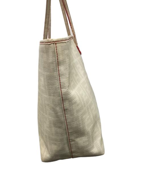 FENDI（フェンディ）FENDI (フェンディ) ズッカ柄トートバッグ ベージュの古着・服飾アイテム