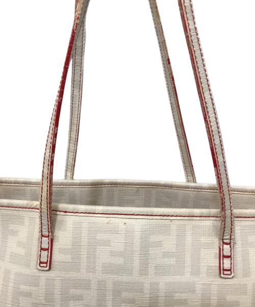 FENDI（フェンディ）FENDI (フェンディ) ズッカ柄トートバッグ ベージュの古着・服飾アイテム
