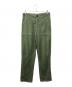 US ARMY（ユーエスアーミー）の古着「コットンサテンベイカーパンツ」｜オリーブ