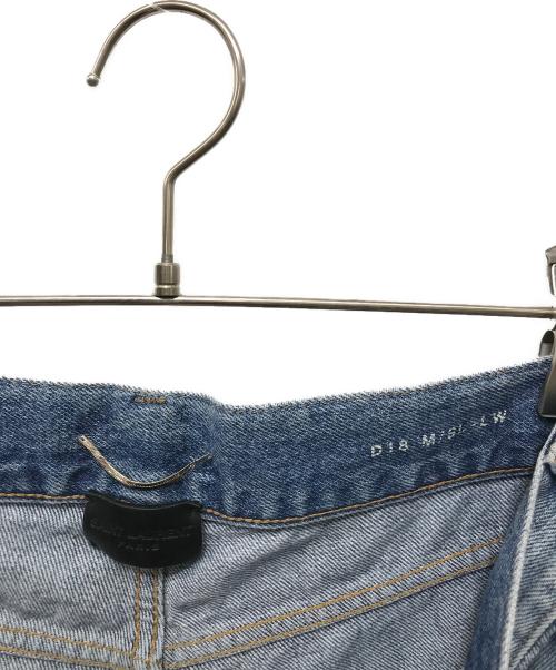 Saint Laurent Paris（サンローランパリ）Saint Laurent Paris (サンローランパリ) ダメージスリムデニムパンツ インディゴ サイズ:30の古着・服飾アイテム