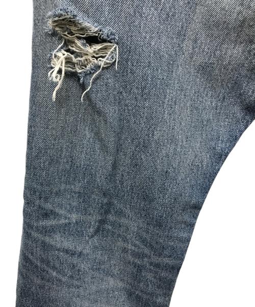 Saint Laurent Paris（サンローランパリ）Saint Laurent Paris (サンローランパリ) ダメージスリムデニムパンツ インディゴ サイズ:30の古着・服飾アイテム