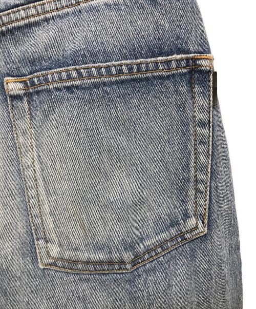 Saint Laurent Paris（サンローランパリ）Saint Laurent Paris (サンローランパリ) ダメージスリムデニムパンツ インディゴ サイズ:30の古着・服飾アイテム