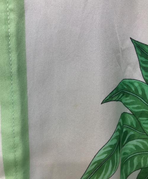 CASABLANCA（カサブランカ）CASABLANCA (カサブランカ) テニスクラブシルクシャツ 黄緑 サイズ:Sの古着・服飾アイテム