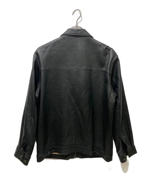 POLO RALPH LAUREN（ポロ・ラルフローレン）POLO RALPH LAUREN (ポロ・ラルフローレン) ラムレザースイングトップ ブラック サイズ:Lの古着・服飾アイテム