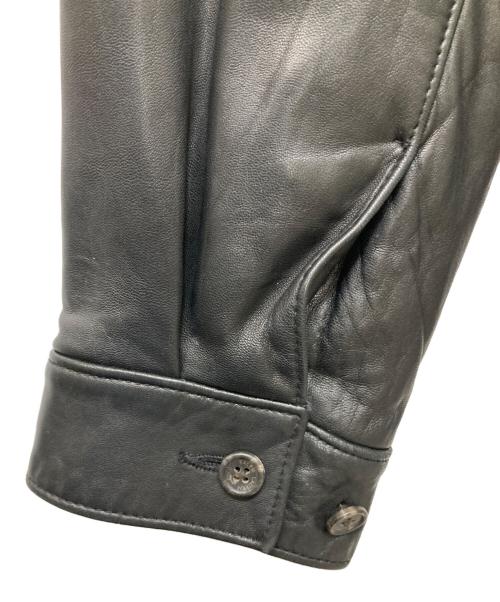 POLO RALPH LAUREN（ポロ・ラルフローレン）POLO RALPH LAUREN (ポロ・ラルフローレン) ラムレザースイングトップ ブラック サイズ:Lの古着・服飾アイテム