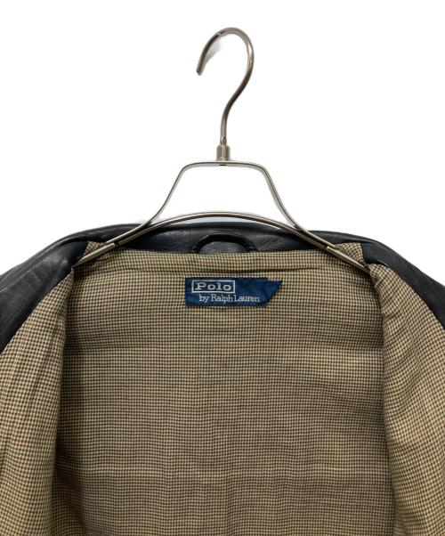 POLO RALPH LAUREN（ポロ・ラルフローレン）POLO RALPH LAUREN (ポロ・ラルフローレン) ラムレザースイングトップ ブラック サイズ:Lの古着・服飾アイテム