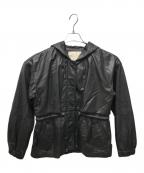 GRACE CLASSグレースクラス）の古着「ライトレザーブルゾン」｜ブラック