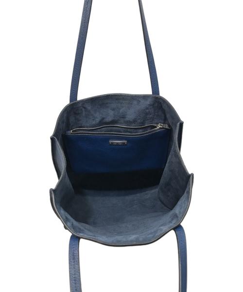 MIU MIU（ミュウミュウ）MIU MIU (ミュウミュウ) マドラス トートバッグ ネイビーの古着・服飾アイテム