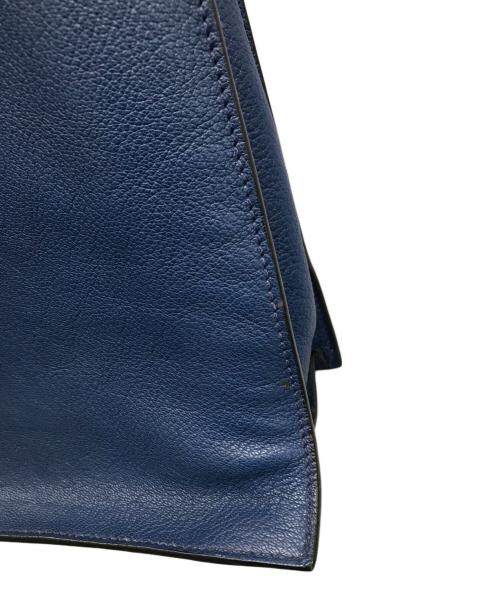 MIU MIU（ミュウミュウ）MIU MIU (ミュウミュウ) マドラス トートバッグ ネイビーの古着・服飾アイテム