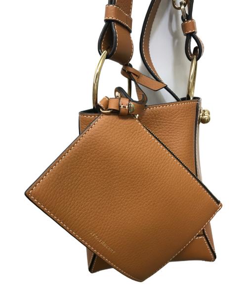 STRATHBERRY（ストラスベリー）strathberry (ストラスベリー) Lana Midi Bucket Bag ブラウンの古着・服飾アイテム