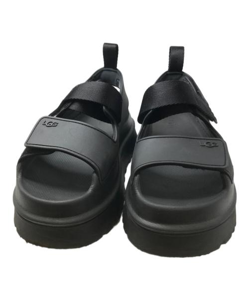 UGG（アグ）UGG (アグ) W GOLDENGLOW サンダル ブラック サイズ:3の古着・服飾アイテム