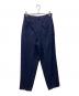 COMME des GARCONS HOMME (コムデギャルソン オム) タックパンツ ネイビー サイズ:S：8000円
