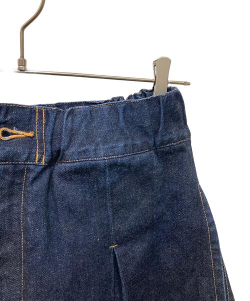 sage'NATION（セイジネーション）sage'NATION (セイジネーション) BOX PLEAT TROUSER RAW DENIM インディゴ サイズ:Mの古着・服飾アイテム