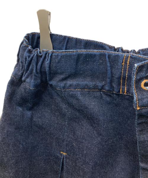 sage'NATION（セイジネーション）sage'NATION (セイジネーション) BOX PLEAT TROUSER RAW DENIM インディゴ サイズ:Mの古着・服飾アイテム