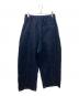sage'NATION (セイジネーション) BOX PLEAT TROUSER RAW DENIM インディゴ サイズ:M：30000円