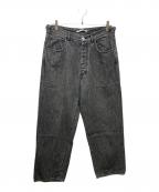 KIJI OIMATSUキジ オイマツ）の古着「ストレートデニムパンツ」｜グレー
