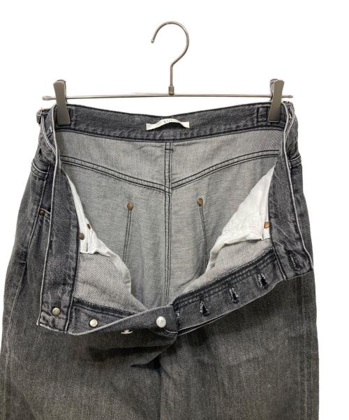 KIJI OIMATSU（キジ オイマツ）KIJI OIMATSU (キジ オイマツ) ストレートデニムパンツ グレー サイズ:3の古着・服飾アイテム