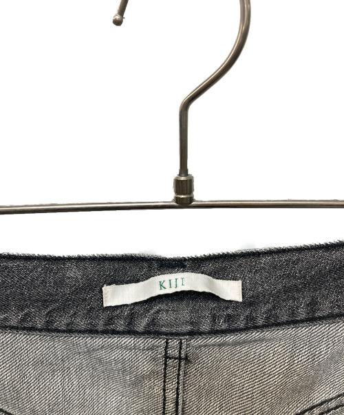KIJI OIMATSU（キジ オイマツ）KIJI OIMATSU (キジ オイマツ) ストレートデニムパンツ グレー サイズ:3の古着・服飾アイテム