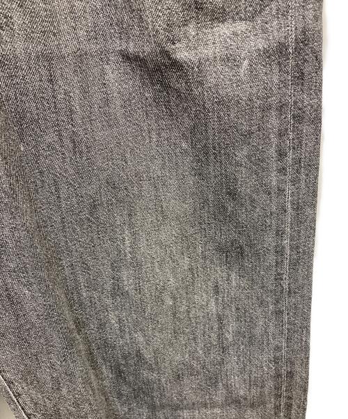 KIJI OIMATSU（キジ オイマツ）KIJI OIMATSU (キジ オイマツ) ストレートデニムパンツ グレー サイズ:3の古着・服飾アイテム