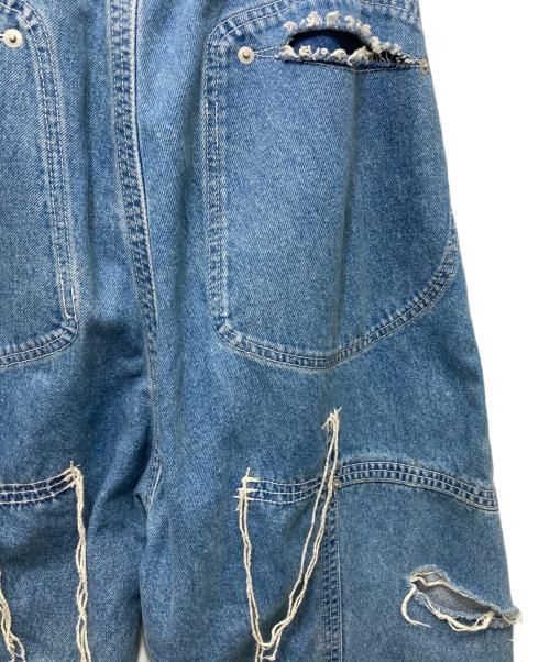 sulvam（サルバム）sulvam (サルバム) キリカエイージーパンツ インディゴ サイズ:Sの古着・服飾アイテム