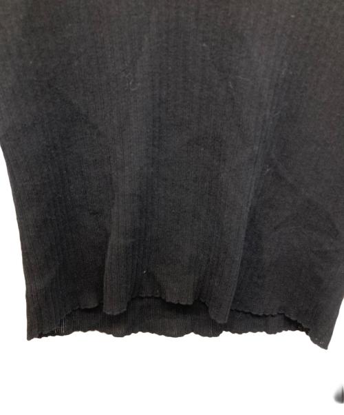 MADISON BLUE（マディソンブルー）MADISON BLUE (マディソンブルー) RIB SKIPPER L/S リブニット ブラック サイズ:00の古着・服飾アイテム