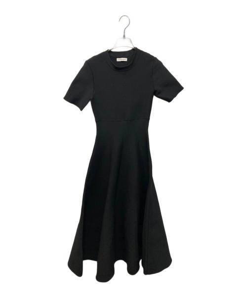 MADISON BLUE（マディソンブルー）MADISON BLUE (マディソンブルー) FLARE LONG KNIT DR ブラック サイズ:SIZE 00の古着・服飾アイテム