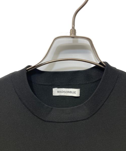 MADISON BLUE（マディソンブルー）MADISON BLUE (マディソンブルー) FLARE LONG KNIT DR ブラック サイズ:SIZE 00の古着・服飾アイテム