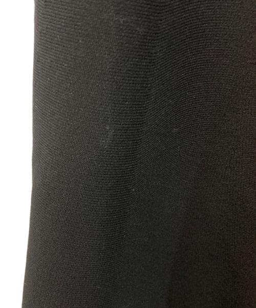 MADISON BLUE（マディソンブルー）MADISON BLUE (マディソンブルー) FLARE LONG KNIT DR ブラック サイズ:SIZE 00の古着・服飾アイテム