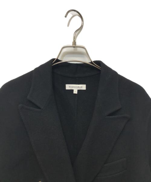 MADISON BLUE（マディソンブルー）MADISON BLUE (マディソンブルー) パールボタンチェスターコート ブラック サイズ:00の古着・服飾アイテム