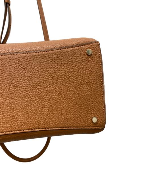 Kate Spade（ケイトスペード）Kate Spade (ケイトスペード) レイラ ミディアム トリプル コンパートメント サッチェル2WAYバッグ ブラウンの古着・服飾アイテム