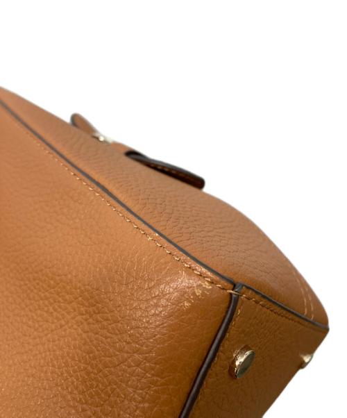 Kate Spade（ケイトスペード）Kate Spade (ケイトスペード) レイラ ミディアム トリプル コンパートメント サッチェル2WAYバッグ ブラウンの古着・服飾アイテム