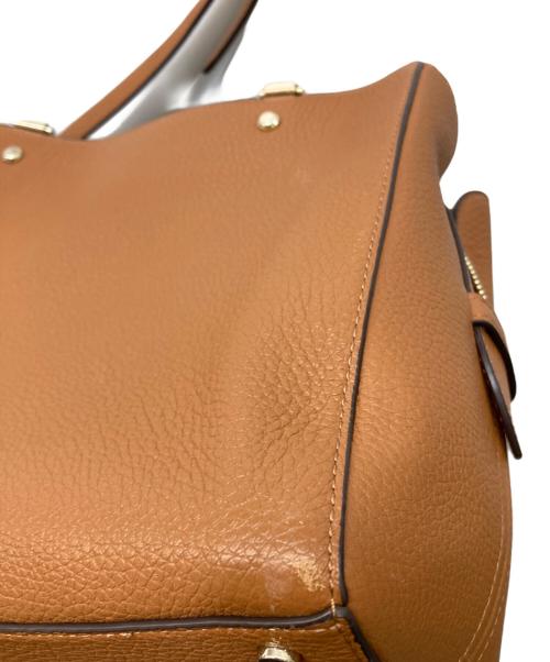 Kate Spade（ケイトスペード）Kate Spade (ケイトスペード) レイラ ミディアム トリプル コンパートメント サッチェル2WAYバッグ ブラウンの古着・服飾アイテム