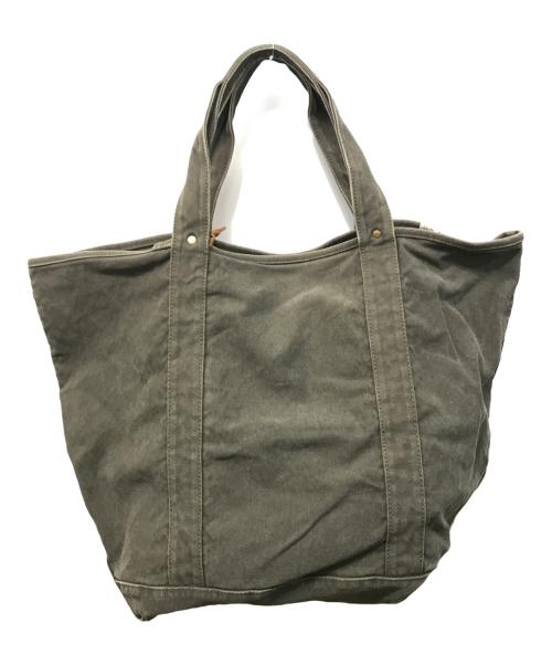 SLOW（スロウ）SLOW (スロウ) TOOL BIG TOTE BAG グレーの古着・服飾アイテム