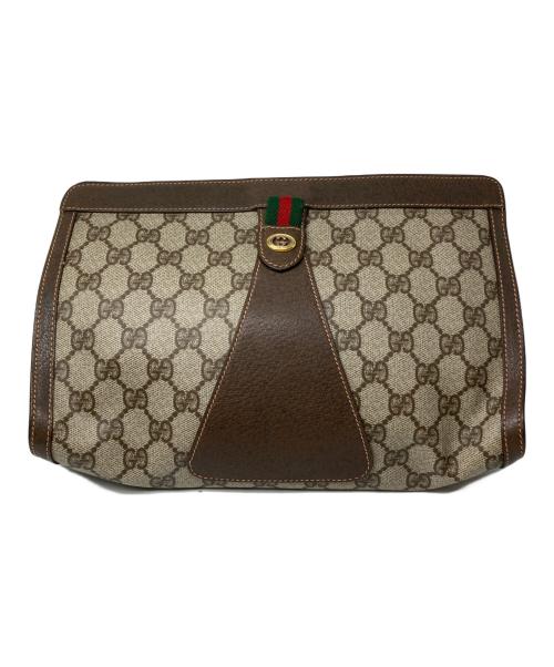 GUCCI（グッチ）GUCCI (グッチ) シェリーライン セカンドバッグ ベージュの古着・服飾アイテム