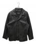 GUESS（ゲス）の古着「レザカーコート」｜ブラック
