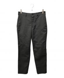 COMME des GARCONS HOMME DEUX（コムデギャルソン オム ドゥ）の古着「ポリエステルテーパードパンツ」｜グレー