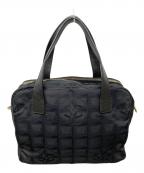 CHANELシャネル）の古着「ナイロンハンドバッグ」｜ブラック