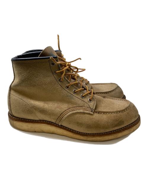 RED WING（レッドウィング）RED WING (レッドウィング) 6インチクラシックモックトゥブーツ ベージュ サイズ:9の古着・服飾アイテム
