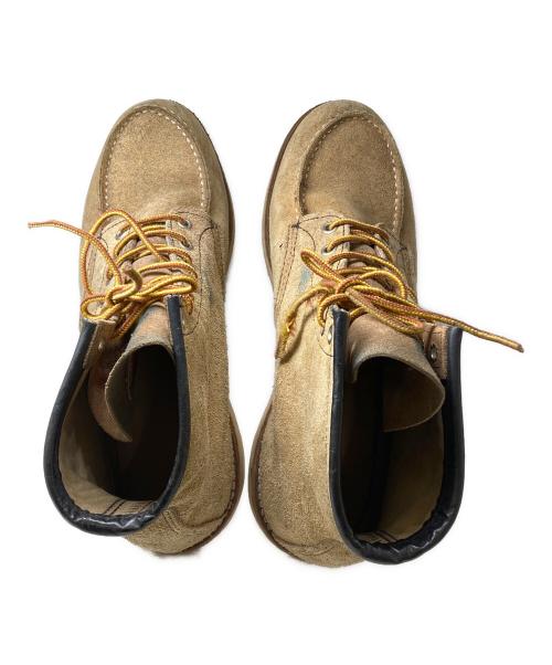 RED WING（レッドウィング）RED WING (レッドウィング) 6インチクラシックモックトゥブーツ ベージュ サイズ:9の古着・服飾アイテム
