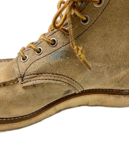 RED WING（レッドウィング）RED WING (レッドウィング) 6インチクラシックモックトゥブーツ ベージュ サイズ:9の古着・服飾アイテム