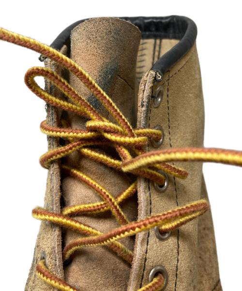 RED WING（レッドウィング）RED WING (レッドウィング) 6インチクラシックモックトゥブーツ ベージュ サイズ:9の古着・服飾アイテム