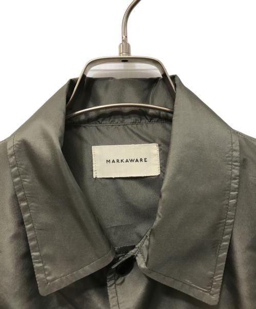 MARKAWARE（マーカウェア）MARKAWARE (マーカウェア) SILK TAFFETA COACH JACKET オリーブ サイズ:1の古着・服飾アイテム