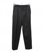 MARKAWAREマーカウェア）の古着「PARIGOT別注 PEGTOP TROUSERS」｜ブラック