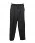 MARKAWARE（マーカウェア）の古着「PARIGOT別注 PEGTOP TROUSERS」｜ブラック