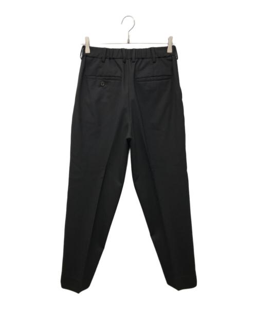 MARKAWARE（マーカウェア）MARKAWARE (マーカウェア) ORGANIC WOOL TROPICAL PEGTOP TROUSERS ブラック サイズ:1の古着・服飾アイテム