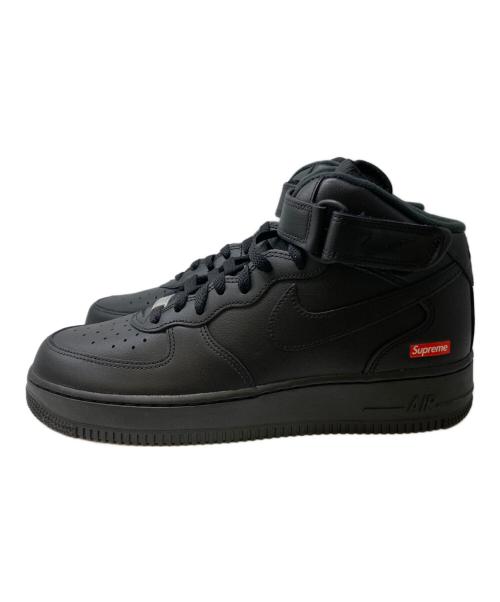 NIKE（ナイキ）NIKE (ナイキ) SUPREME (シュプリーム) Air Force 1 Mid Supreme ブラック サイズ:US9の古着・服飾アイテム