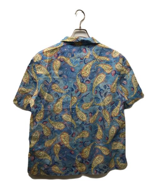 Paul Smith COLLECTION（ポールスミス コレクション）Paul Smith COLLECTION (ポールスミス コレクション) リネンオープンカラーシャツ ブルー サイズ:Lの古着・服飾アイテム