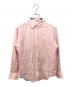 FRAMeWORK（フレームワーク）の古着「フレンチリネンレギュラーカラーシャツ」｜ピンク×ホワイト