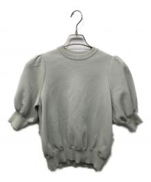 YORI（ヨリ）の古着「コットンパフスリーブニット」｜グレー
