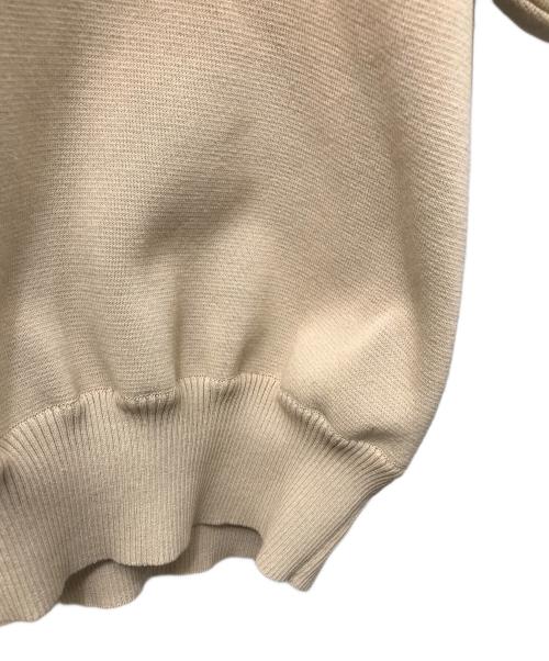 YORI（ヨリ）YORI (ヨリ) コットンパフスリーブニット ベージュ サイズ:FREEの古着・服飾アイテム